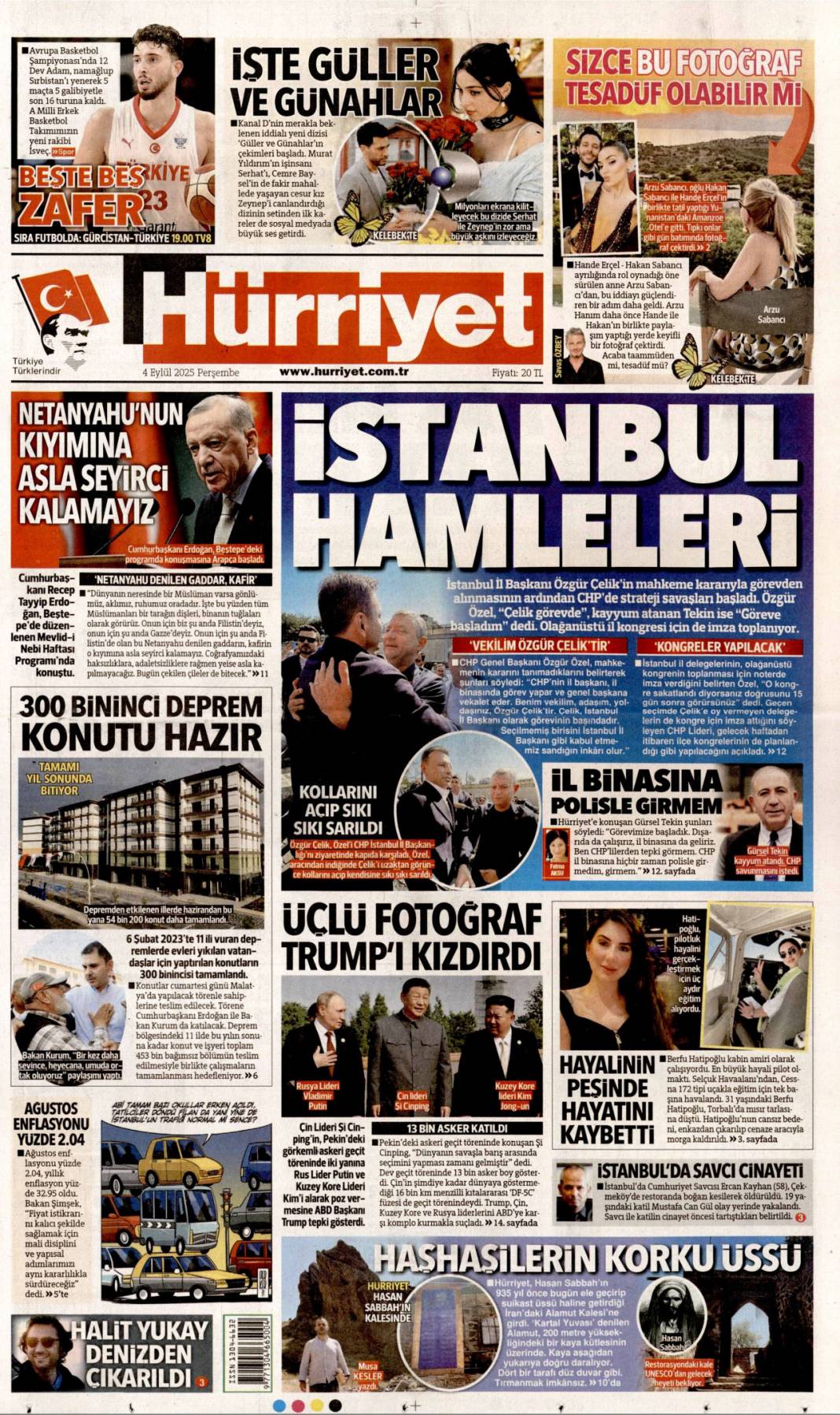 CHP'li başkandan bankamatikçi itiraf: 4 Eylül 2025 Perşembe güncel gazete manşetleri... 11