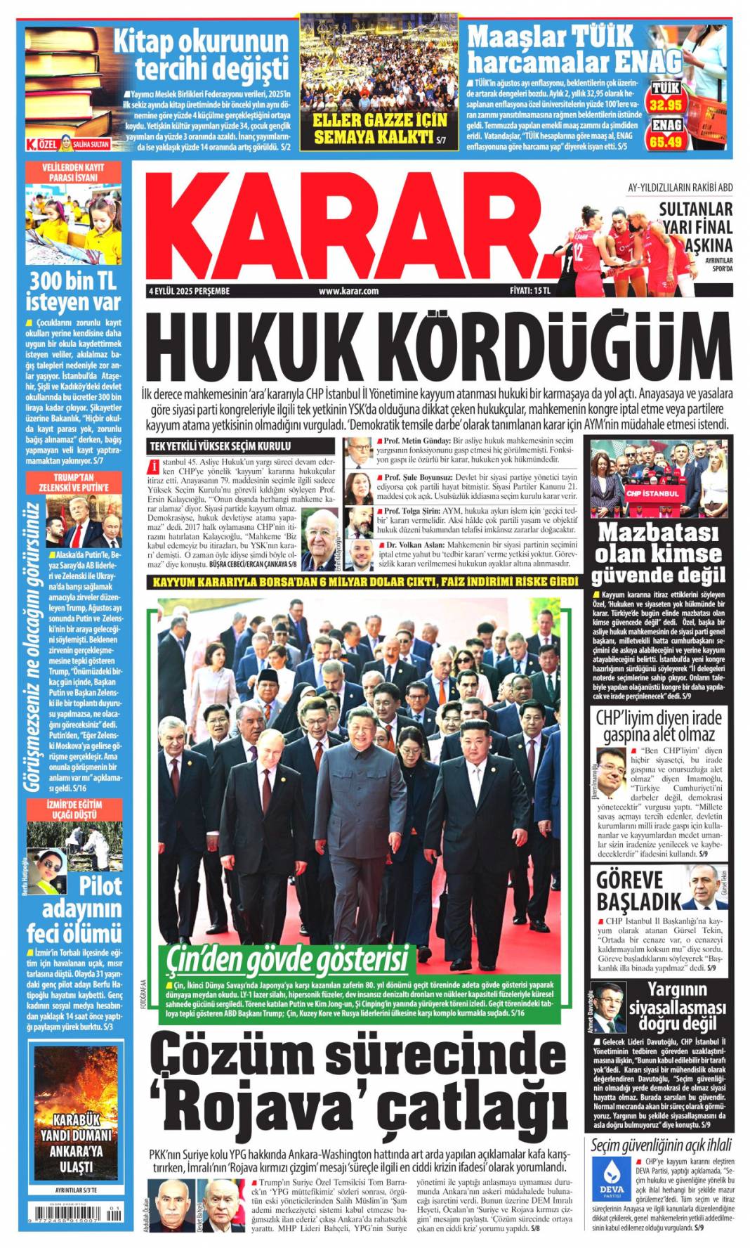 CHP'li başkandan bankamatikçi itiraf: 4 Eylül 2025 Perşembe güncel gazete manşetleri... 12