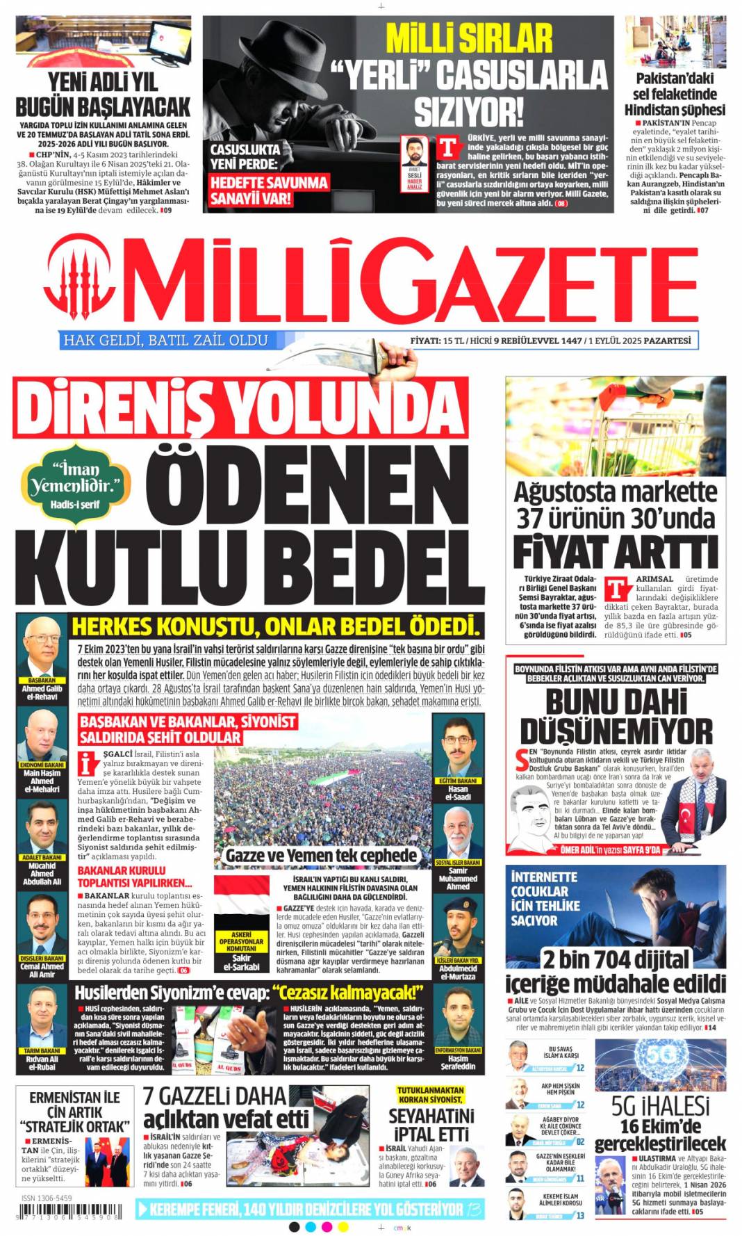 Tabancayla nasıl girdi? 1 Eylül 2025 Pazartesi gazete manşetleri 16