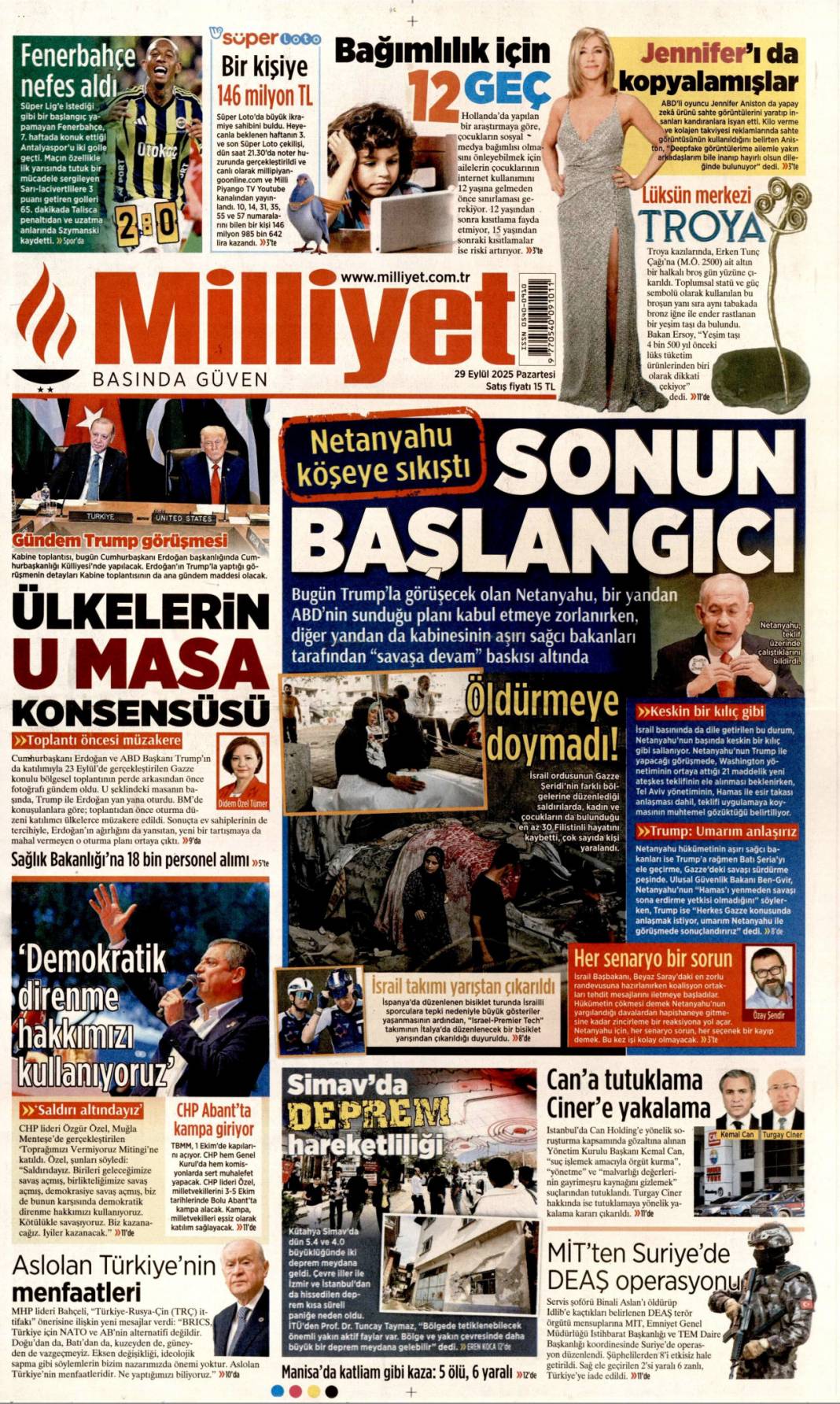 Biz bize yeteriz: 29 Eylül 2025 Pazartesi merak edilen güncel gazete manşetleri... 4