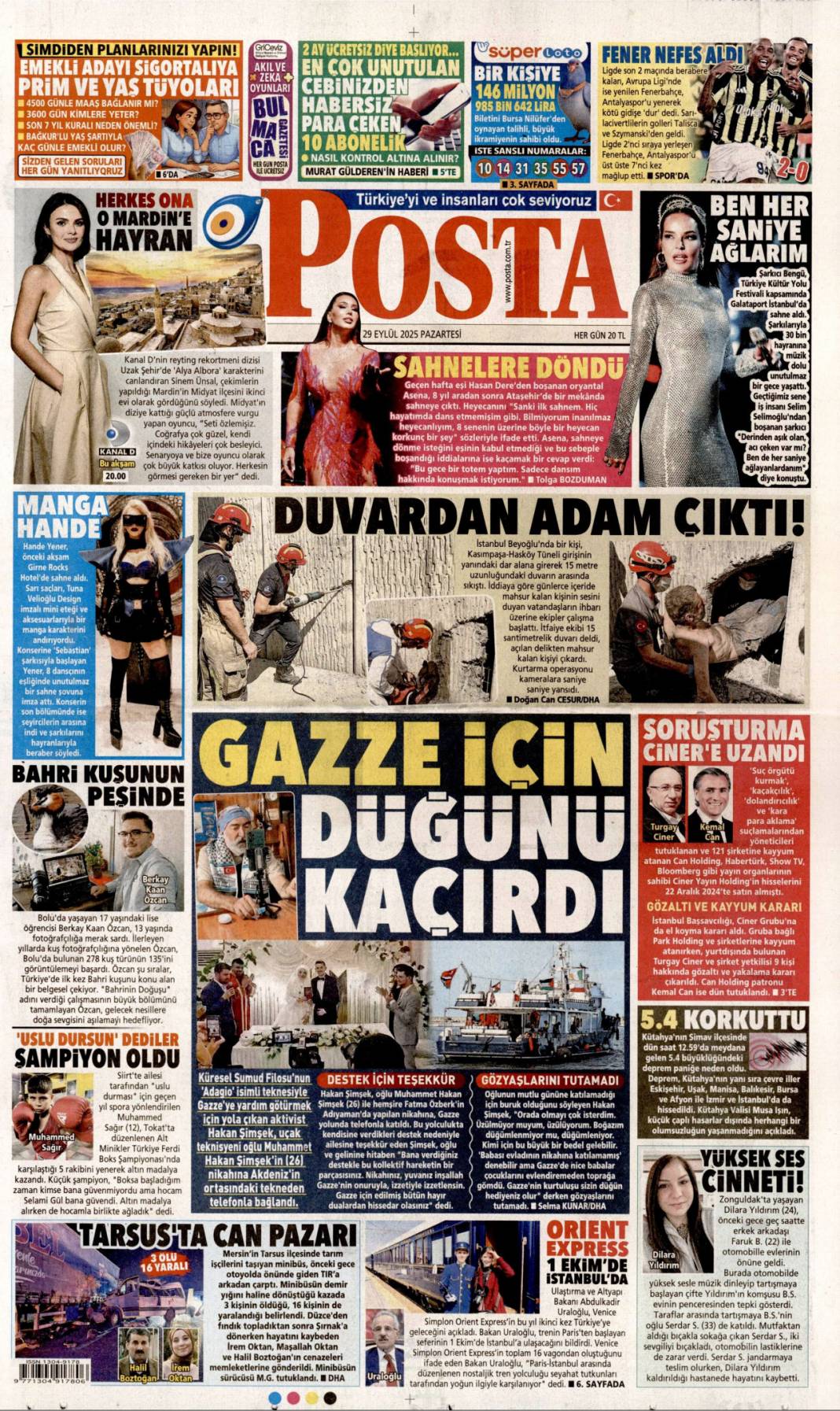 Biz bize yeteriz: 29 Eylül 2025 Pazartesi merak edilen güncel gazete manşetleri... 18