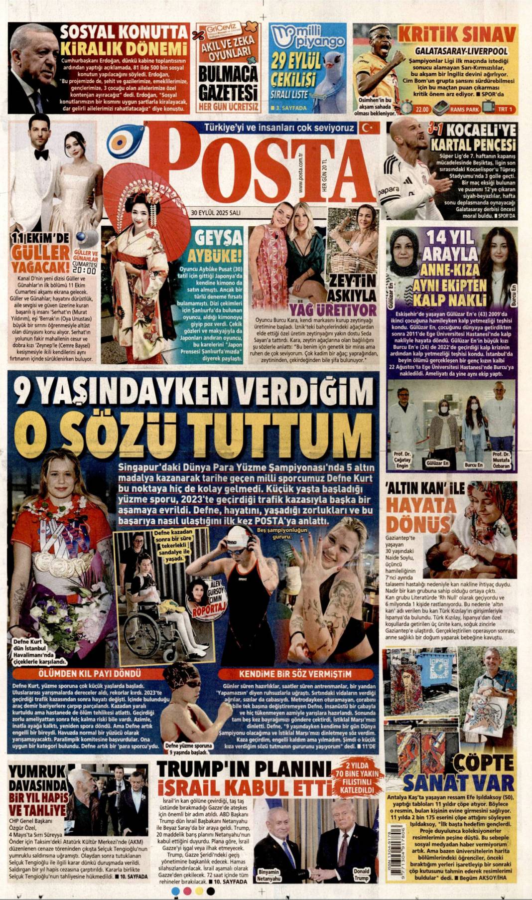 500 bin sosyal konut müjdesi: 30 Eylül 2025 Salı, merak edilen güncel gazete manşetleri 14