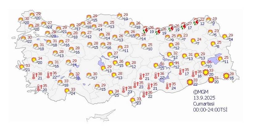 Meteoroloji o iki kenti uyardı! Kuvvetli sağanak etkisi, sıcaklıklar yeniden yükselecek 4