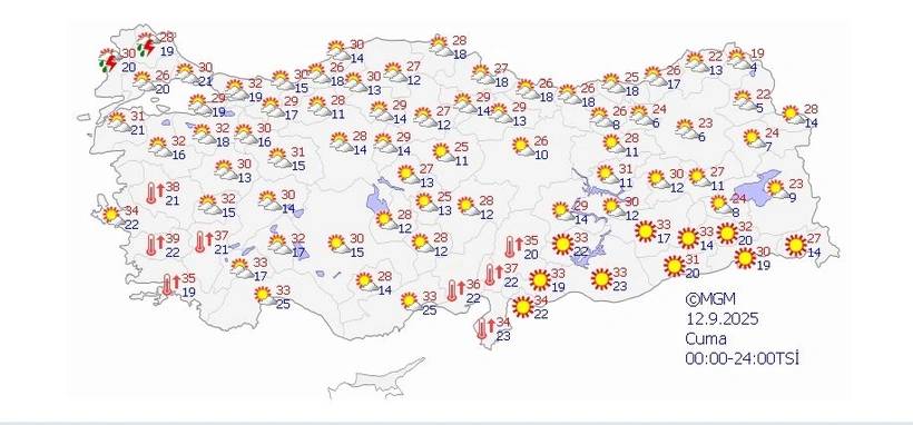 Meteoroloji o iki kenti uyardı! Kuvvetli sağanak etkisi, sıcaklıklar yeniden yükselecek 5