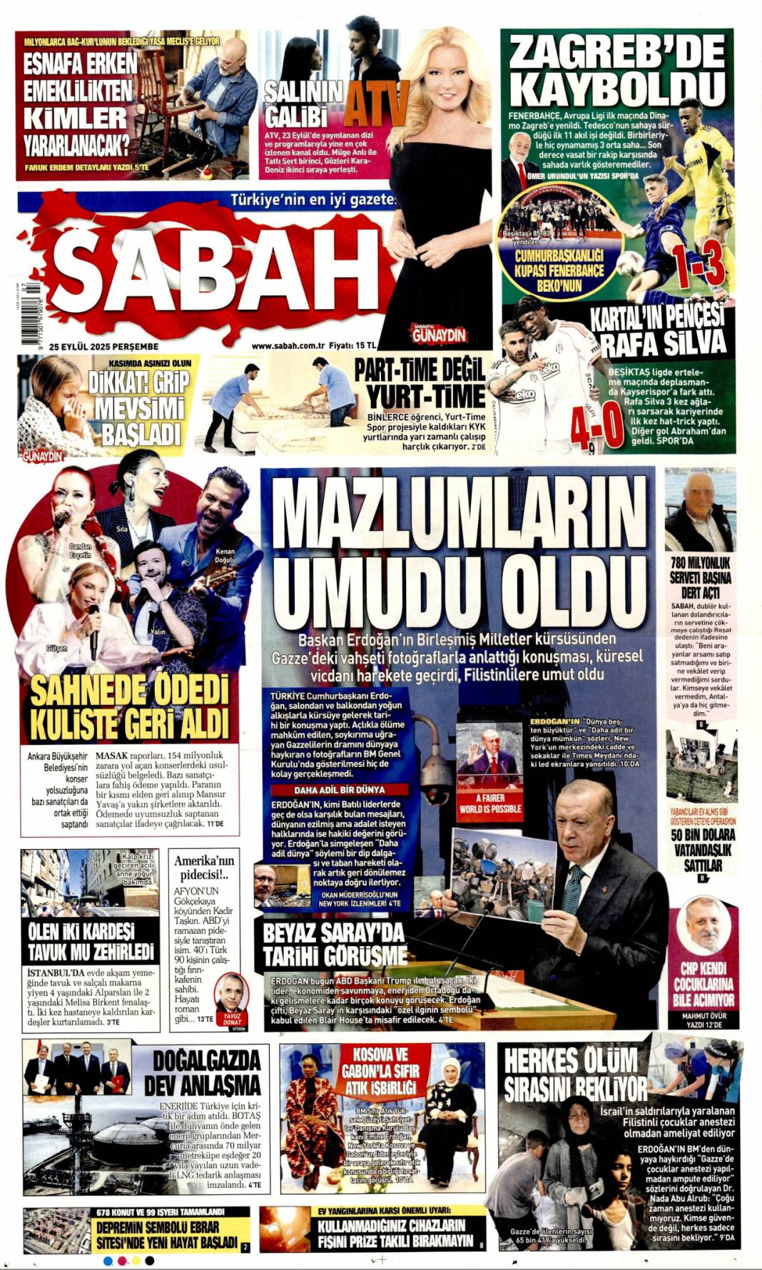 Zirvede 7 başlık konuşulacak: 25 Eylül 2025 Perşembe, güncel gazete manşetleri 4