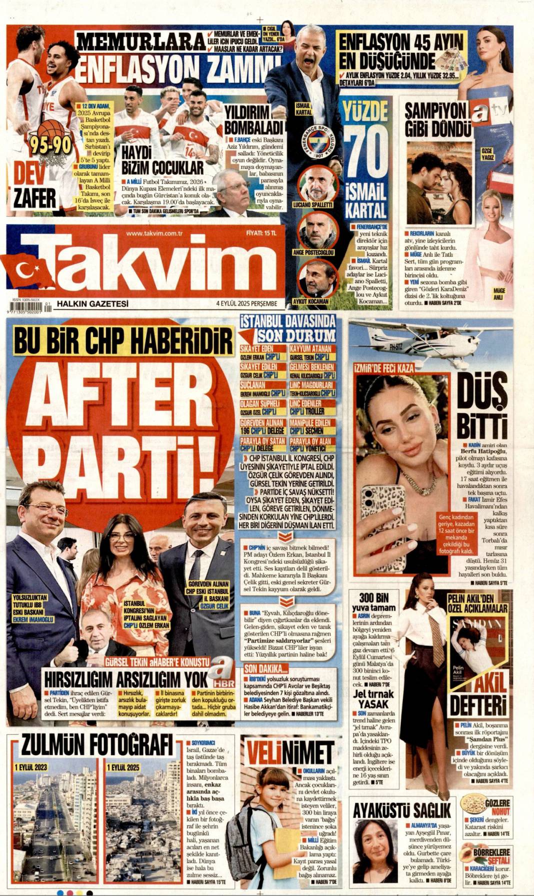 CHP'li başkandan bankamatikçi itiraf: 4 Eylül 2025 Perşembe güncel gazete manşetleri... 18