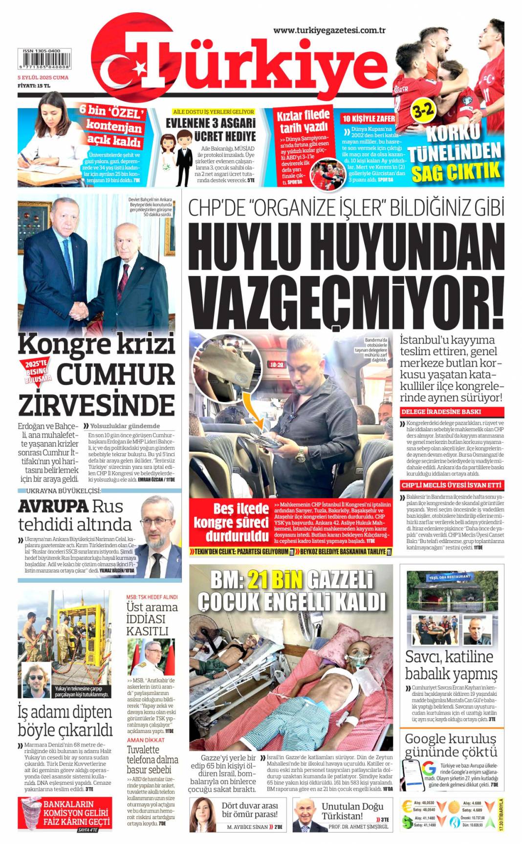 ''Tehditten kormam'' dedi, vahşice katledildi: 5 Eylül 2025 Cuma güncel gazete manşetleri 2