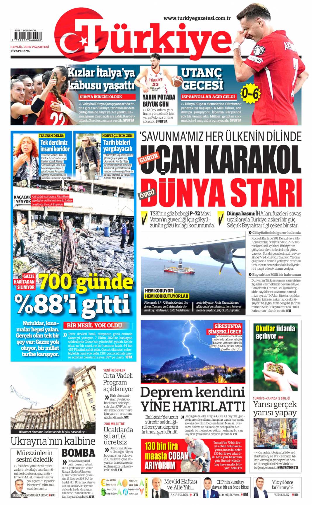 40 Milyonluk 'maaş' müdürü yaktı: 8 Eylül 2025 Pazartesi, güncel gazete manşetleri... 2