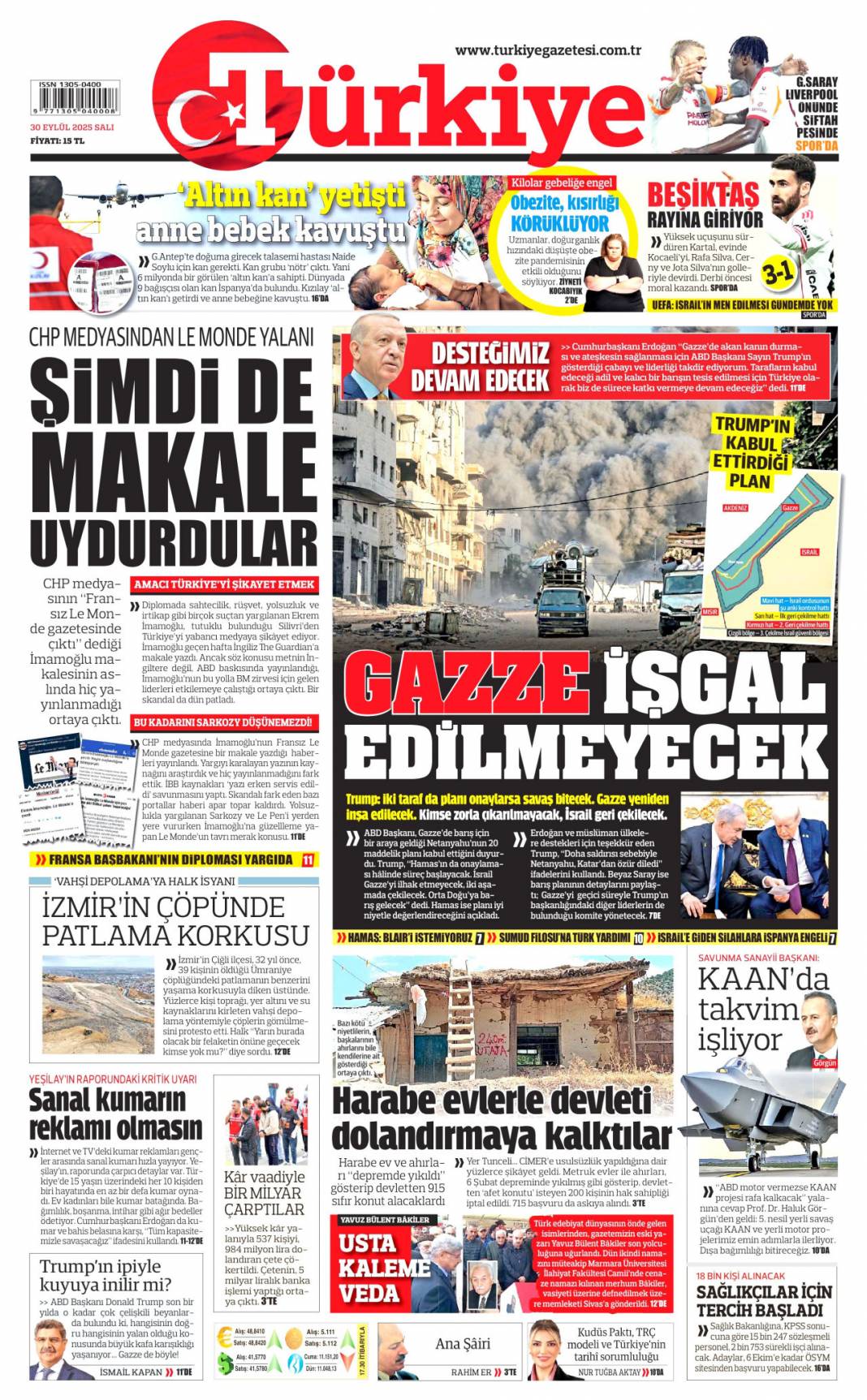 500 bin sosyal konut müjdesi: 30 Eylül 2025 Salı, merak edilen güncel gazete manşetleri 4