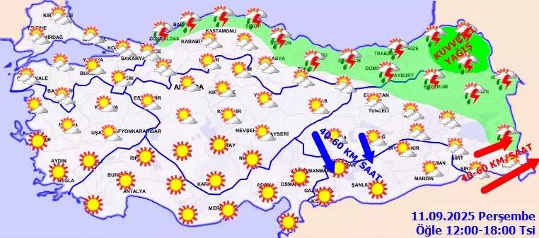 Son dakika: Meteoroloji'den o kentler için sarı kodlu uyarı geldi! 7