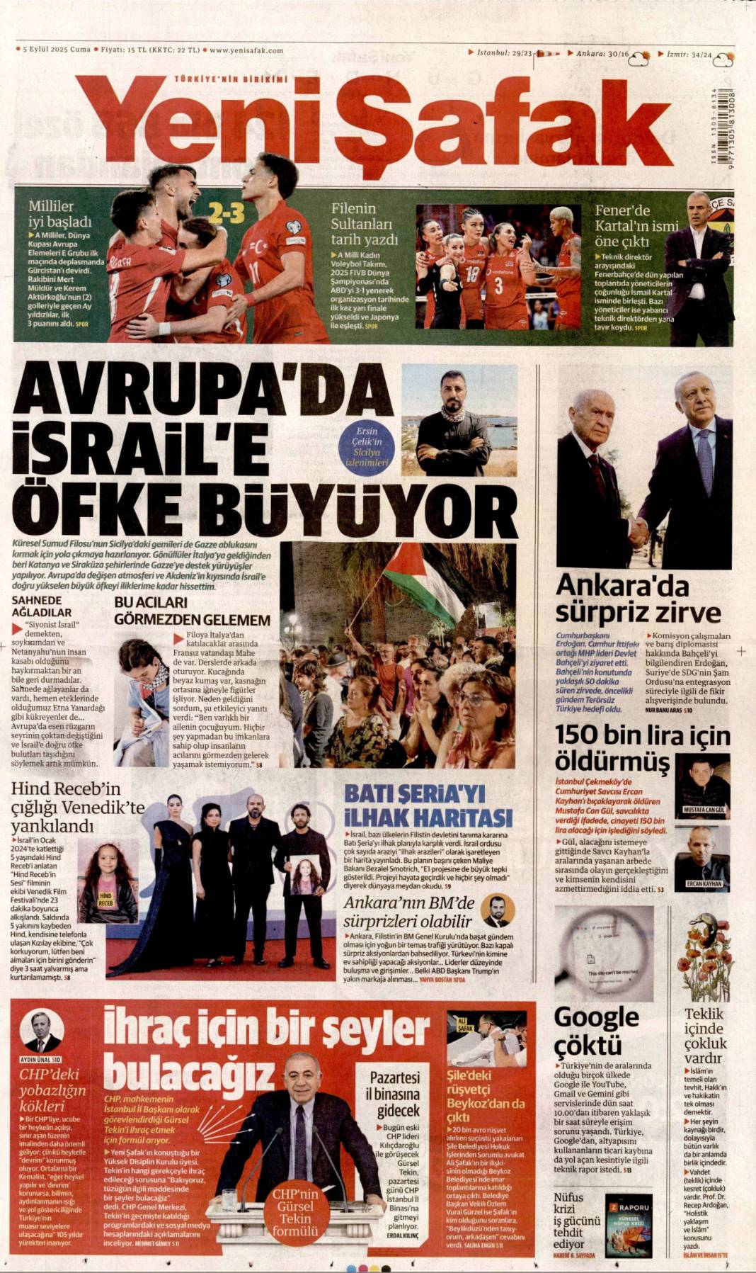 ''Tehditten kormam'' dedi, vahşice katledildi: 5 Eylül 2025 Cuma güncel gazete manşetleri 10