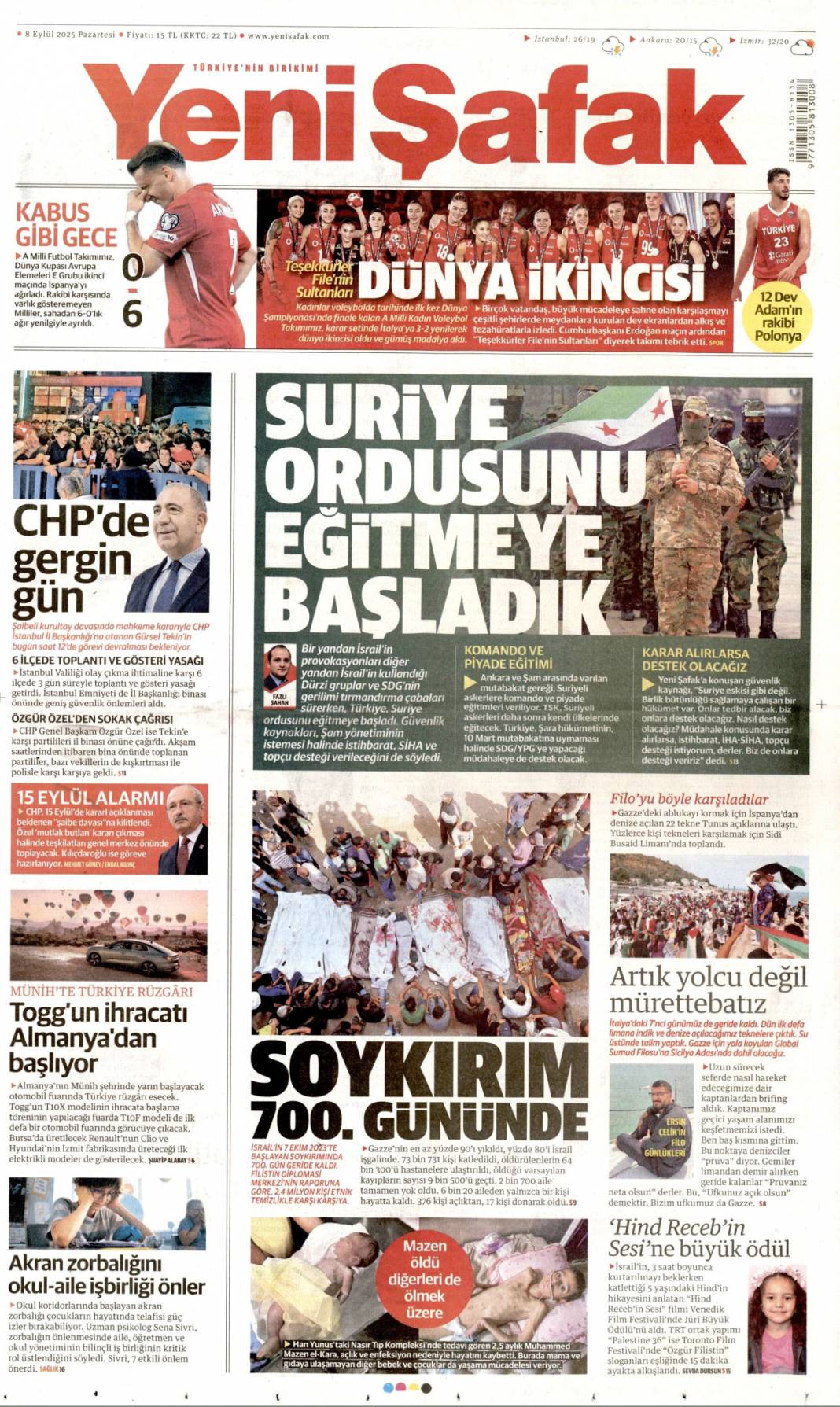 40 Milyonluk 'maaş' müdürü yaktı: 8 Eylül 2025 Pazartesi, güncel gazete manşetleri... 23