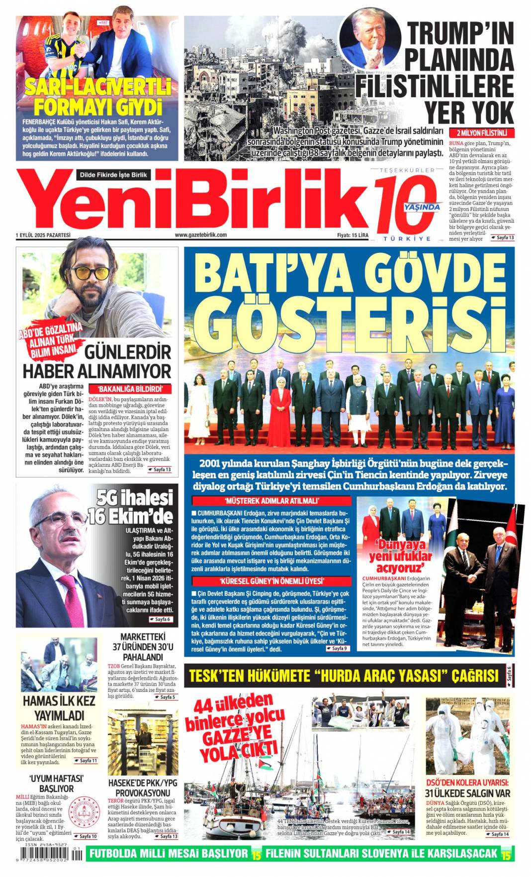 Tabancayla nasıl girdi? 1 Eylül 2025 Pazartesi gazete manşetleri 24