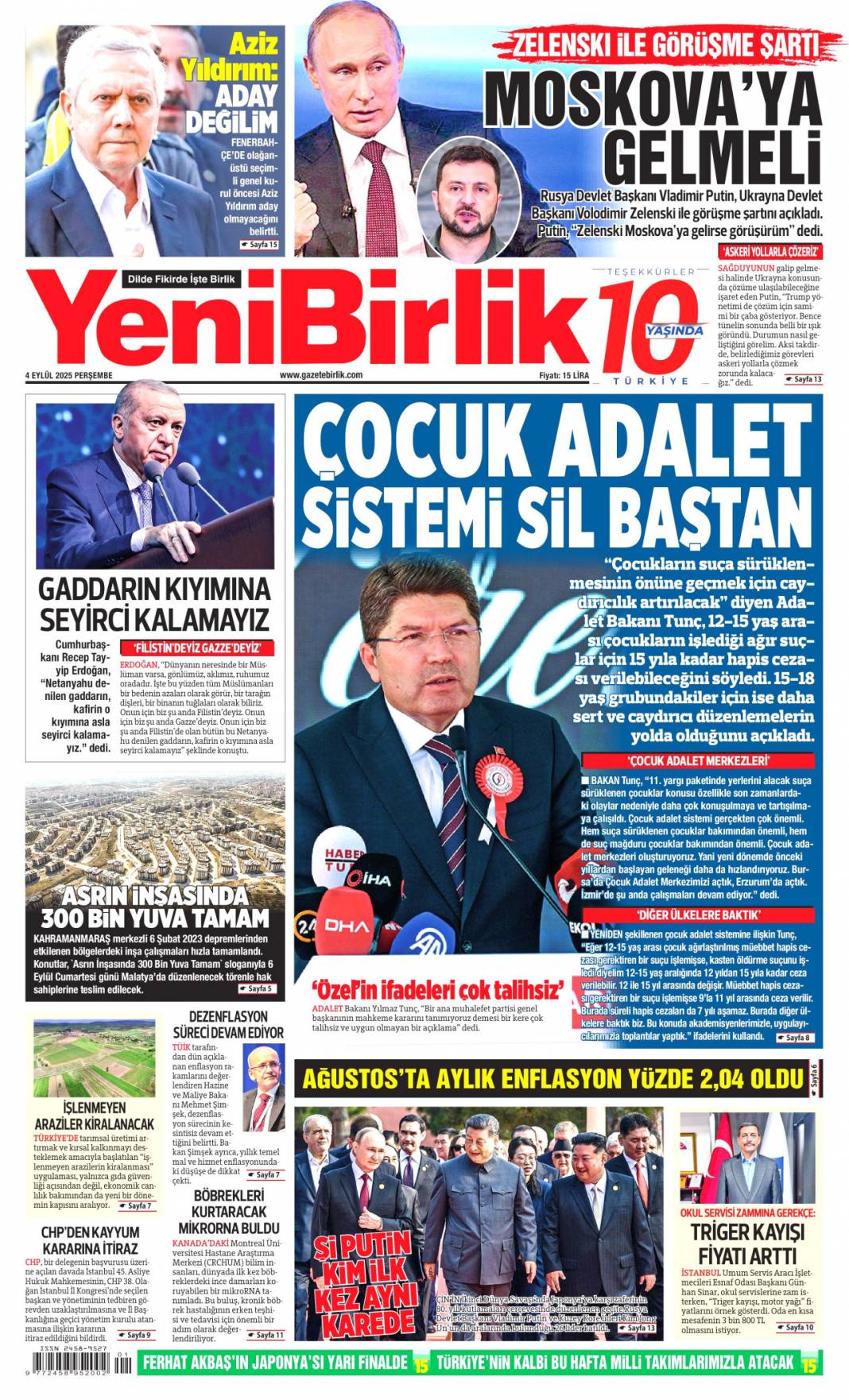 CHP'li başkandan bankamatikçi itiraf: 4 Eylül 2025 Perşembe güncel gazete manşetleri... 22