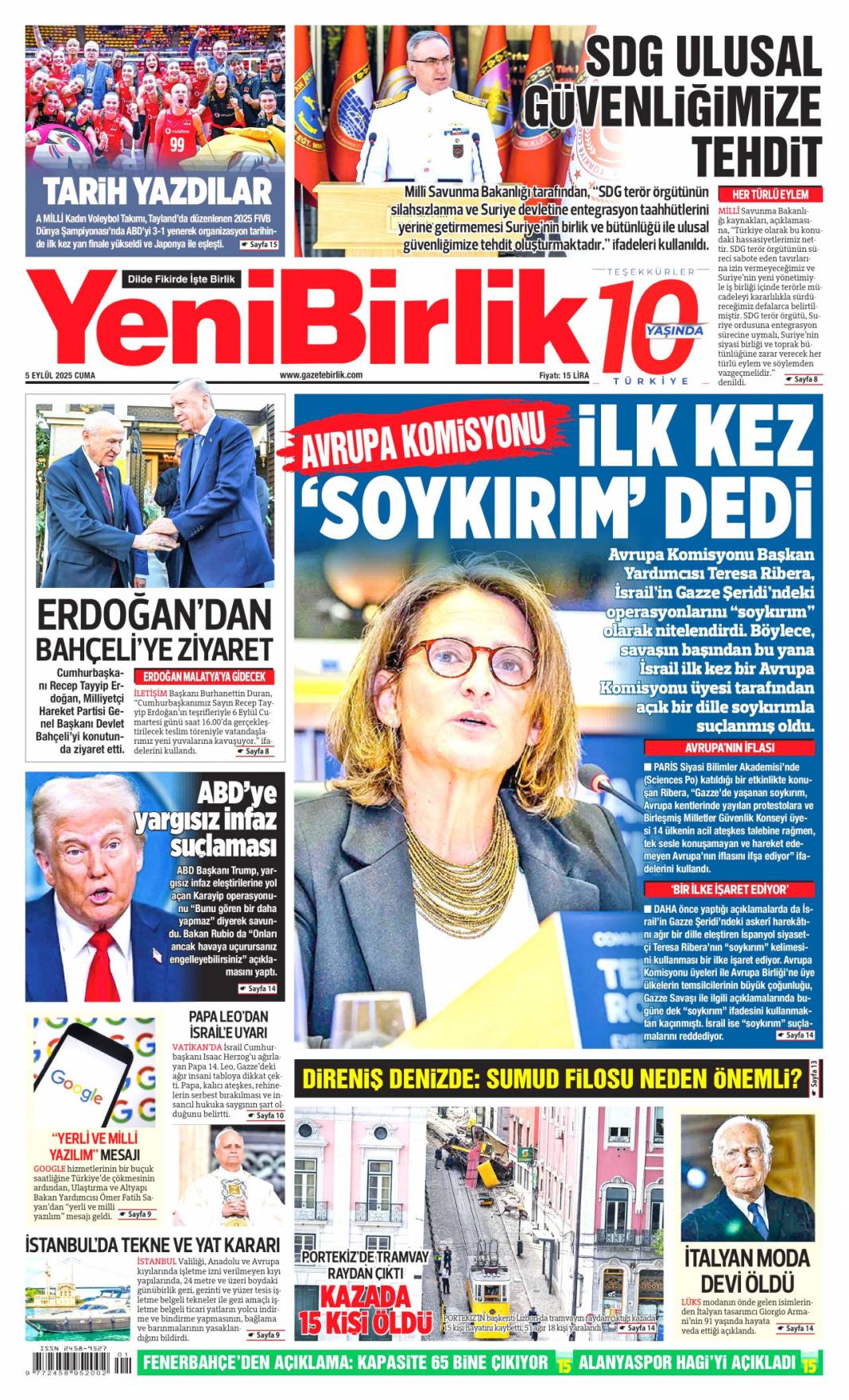 ''Tehditten kormam'' dedi, vahşice katledildi: 5 Eylül 2025 Cuma güncel gazete manşetleri 9