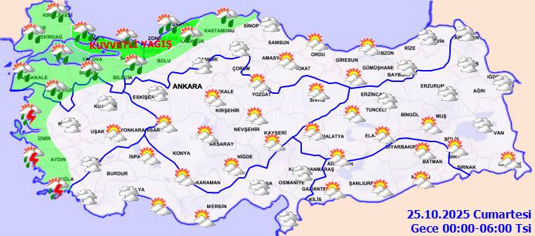 Meteoroloji alarm verdi: O bölgelerde kuvvetli olması bekleniyor! Bugün hava nasıl, cuma günü hava nasıl olacak? 5