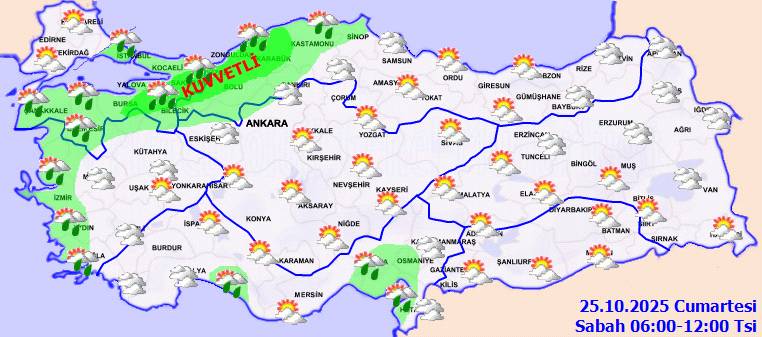 Meteoroloji o bölgelerdeki su baskınlarına karşı uyardı: Bugün hava nasıl, cumartesi hava nasıl olacak? 3