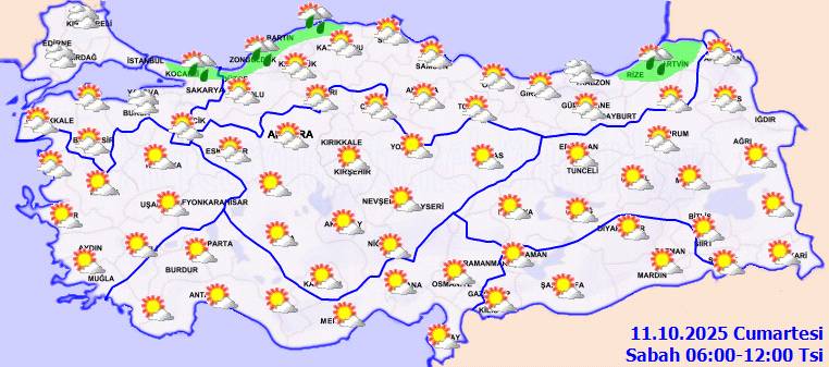 Meteoroloji açıkladı: Bazı bölgelerde sıcaklıklar yükselirken bazı bölgelerde azalacak, bugün hava nasıl, cumartesi hava nasıl olacak? 5