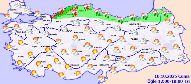 Meteoroloji açıkladı: Sıcaklıklar o bölgelerde artıyor, yazdan kalma günler geliyor! Bugün hava nasıl, Cuma günü hava nasıl olacak? 8