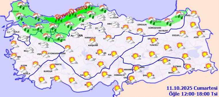Meteoroloji açıkladı: Bazı bölgelerde sıcaklıklar yükselirken bazı bölgelerde azalacak, bugün hava nasıl, cumartesi hava nasıl olacak? 9