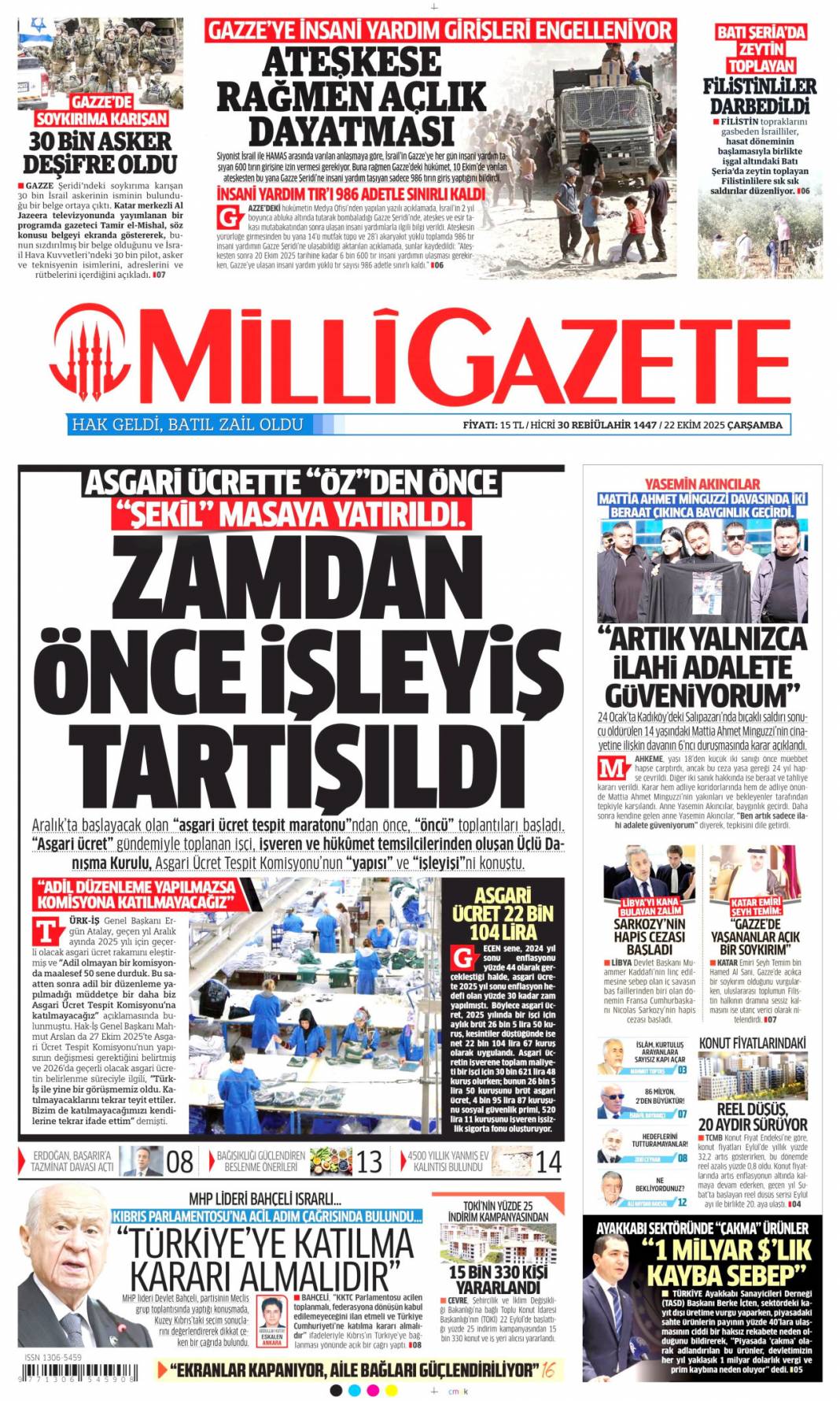 Yapmadıkları kalmamış! CHP talanı iddianamede ortaya döküldü: 22 Ekim gazete manşetleri 13