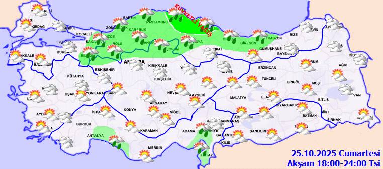 Meteoroloji o bölgelerdeki su baskınlarına karşı uyardı: Bugün hava nasıl, cumartesi hava nasıl olacak? 6