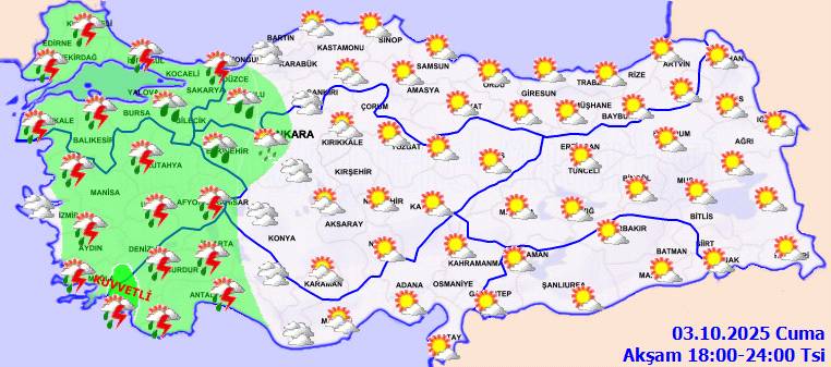 Meteorolojiden uyarılar peş peşe geldi: O bölgelerde şiddeti artacak! Bugün hava nasıl, Cuma günü hava nasıl olacak? 8