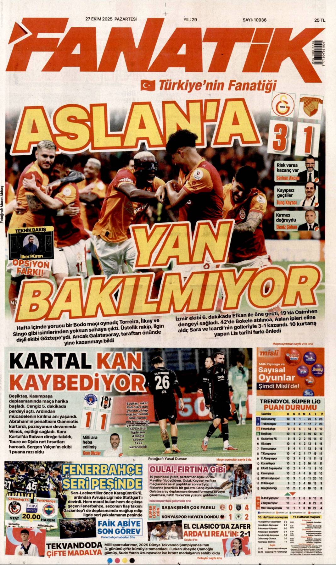 Türkiye'den gittiler, Terörsüz Türkiye yolunda bir adım daha: 27 Ekim 2025 gazete manşetleri 25