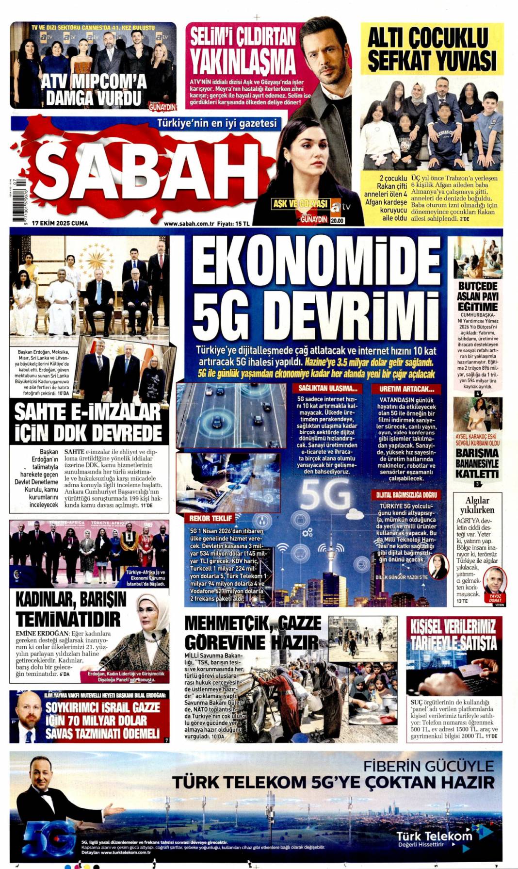 Dünyanın nadir gücü Türkiye! 694 milyon ton rezerv keşfedildi: 17 Ekim 2025 gazete manşetleri 3