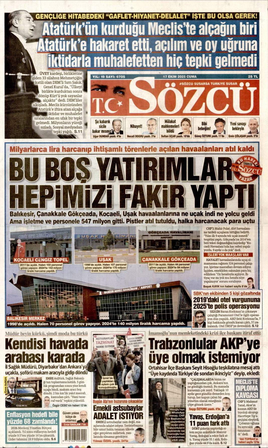 Dünyanın nadir gücü Türkiye! 694 milyon ton rezerv keşfedildi: 17 Ekim 2025 gazete manşetleri 4