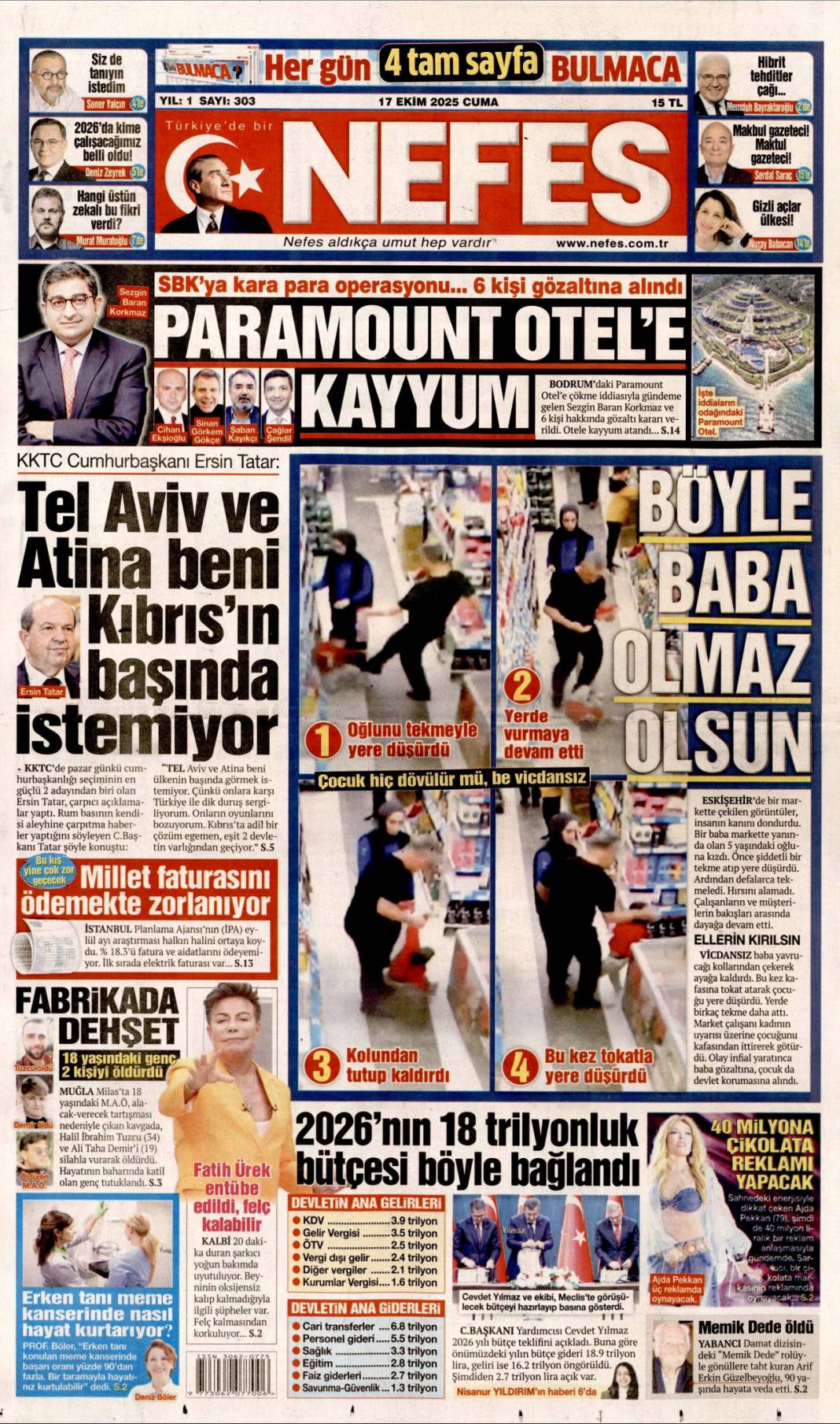 Dünyanın nadir gücü Türkiye! 694 milyon ton rezerv keşfedildi: 17 Ekim 2025 gazete manşetleri 5