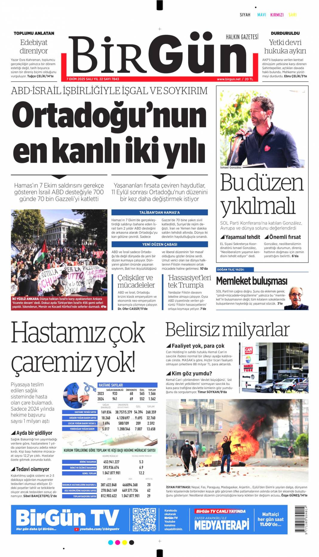 Ankara'dan Şam'a tam destek: YPG'yi beraber vuracağız! 7 Ekim 2025 Salı güncel gazete manşetleri 12