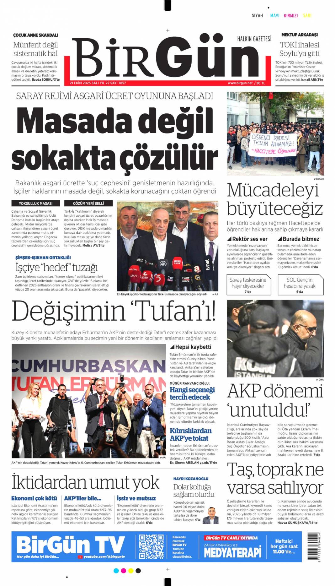 Tam bir suç makinesi: 21 Ekim 2025 Salı, gündeme dair merak edilen gazete manşetleri 6