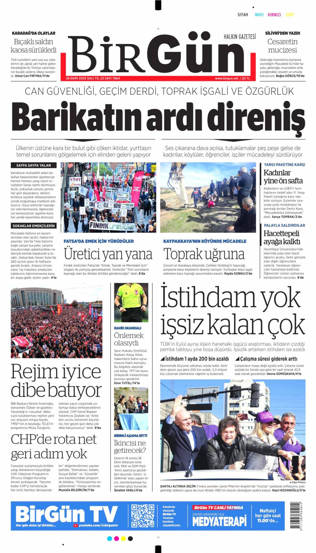 Gök Vatan için tarihi imzalar: 28 Ekim 2025 Salı, güncel gazete manşetleri... 22