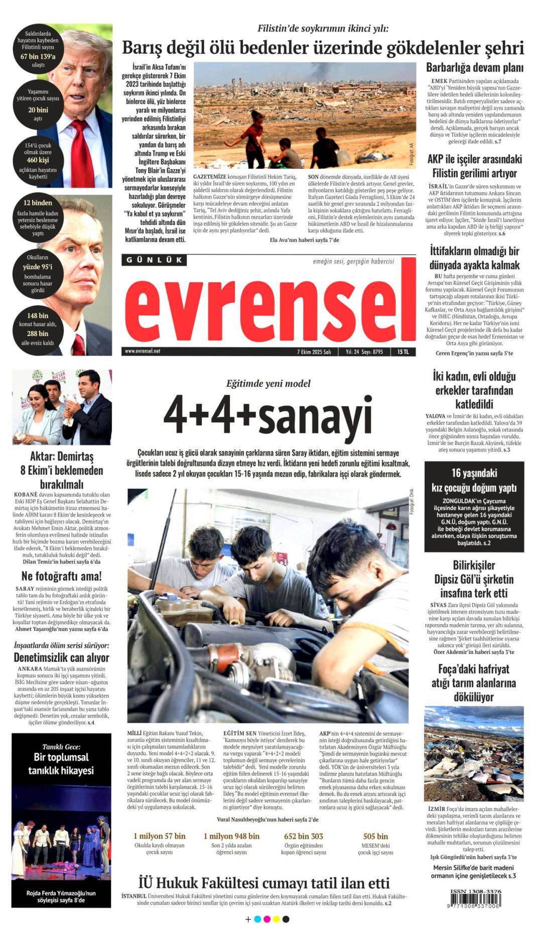 Ankara'dan Şam'a tam destek: YPG'yi beraber vuracağız! 7 Ekim 2025 Salı güncel gazete manşetleri 16