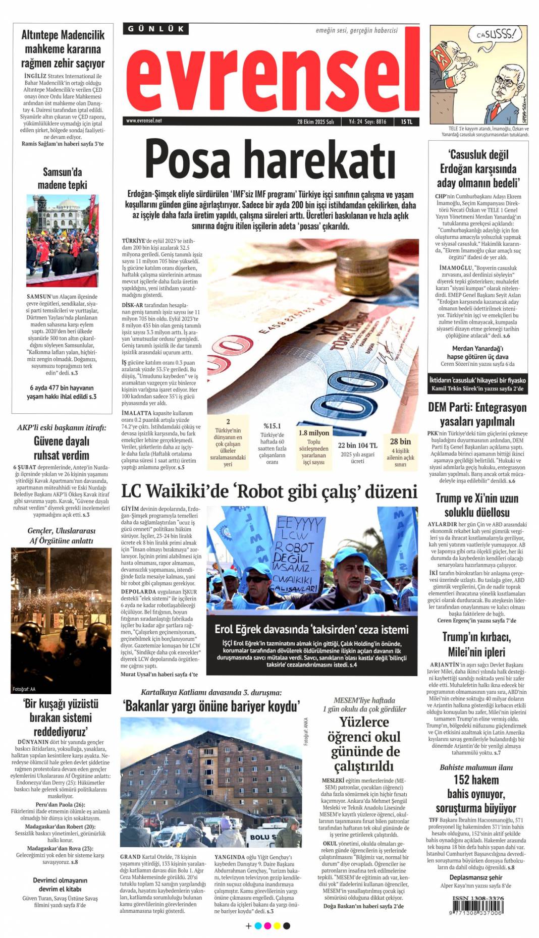 Gök Vatan için tarihi imzalar: 28 Ekim 2025 Salı, güncel gazete manşetleri... 19