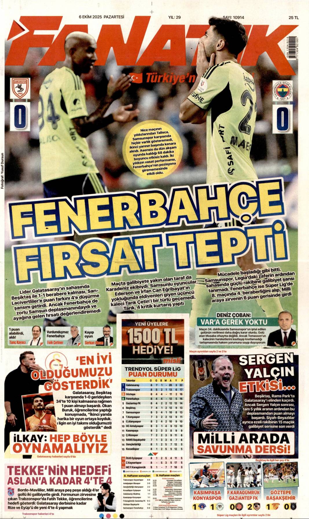 Soykırıma karşı Türkiye ayakta: 6 Ekim 2025 Pazartesi güncel gazete manşetleri 27