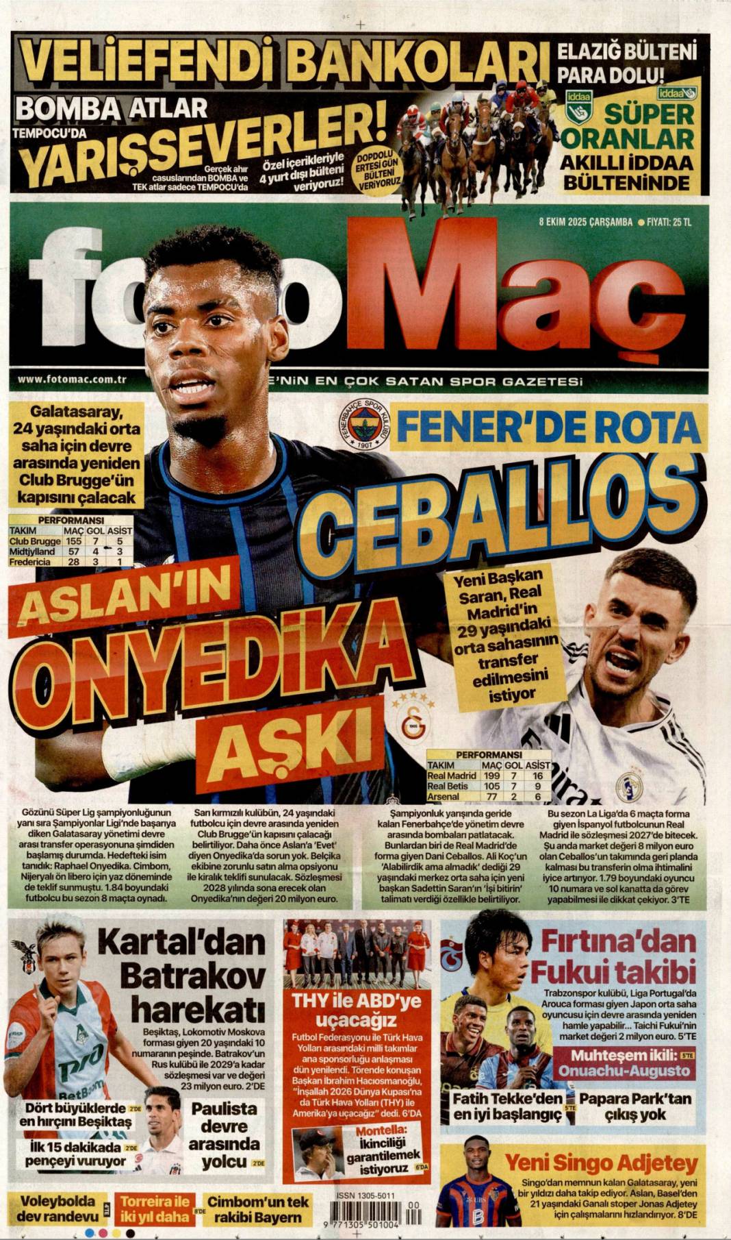 İsrail lehine İran sahada: 8 Ekim 2025 Çarşamba  güncel gazete manşetleri 24