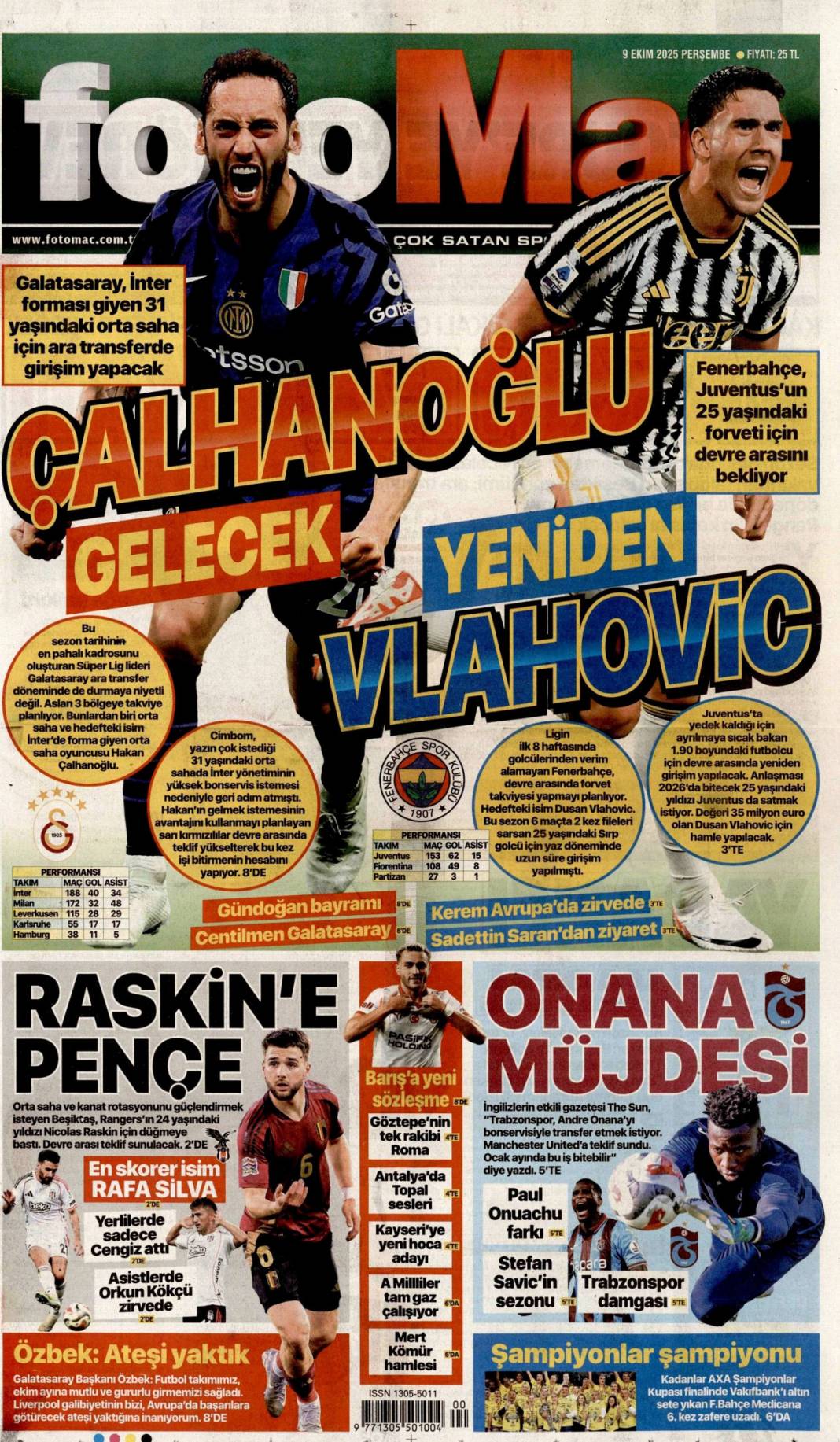 Halkın özlemi yeni anayasa: 9 Ekim 2025 Perşembe güncel gazete manşetleri 25