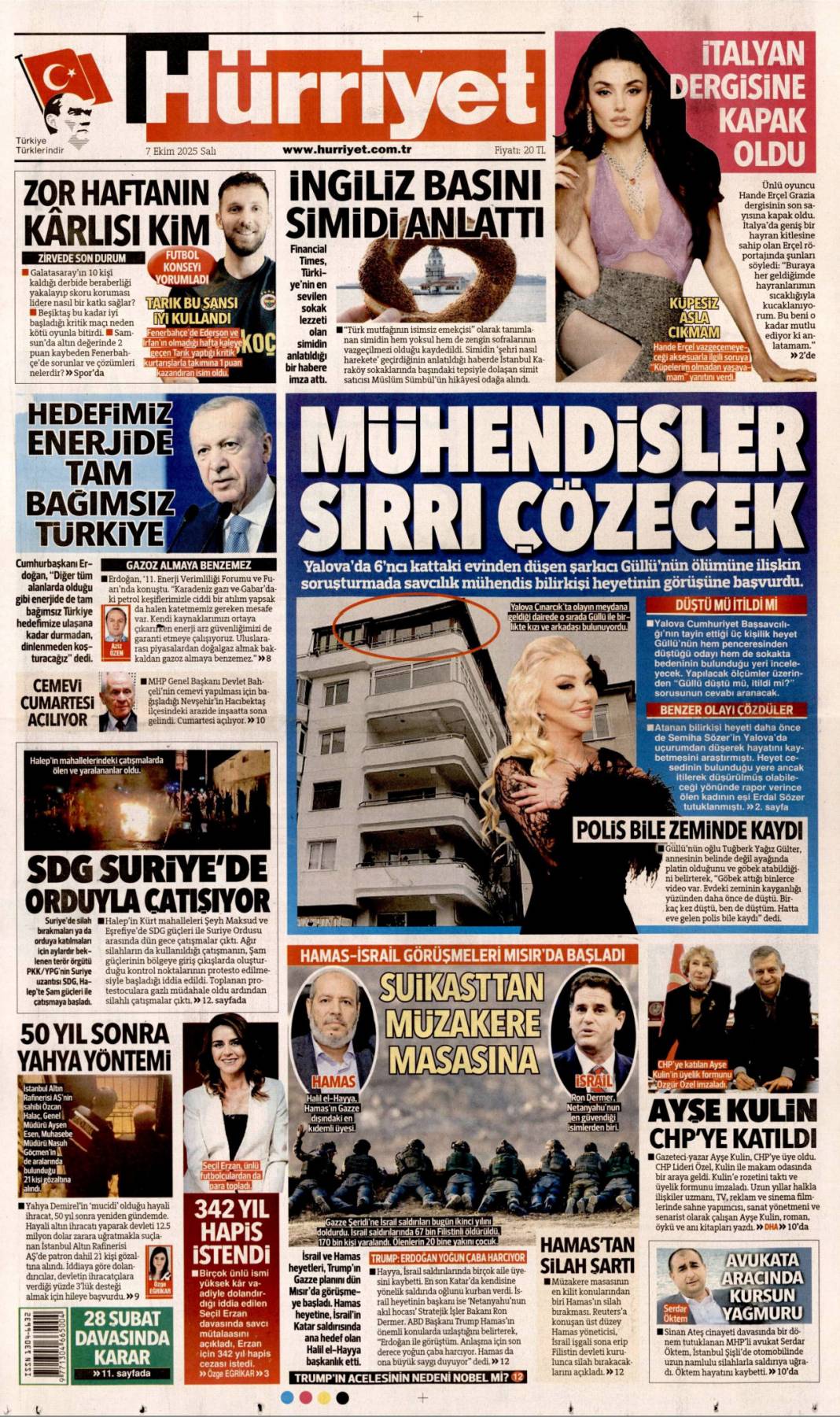 Ankara'dan Şam'a tam destek: YPG'yi beraber vuracağız! 7 Ekim 2025 Salı güncel gazete manşetleri 9