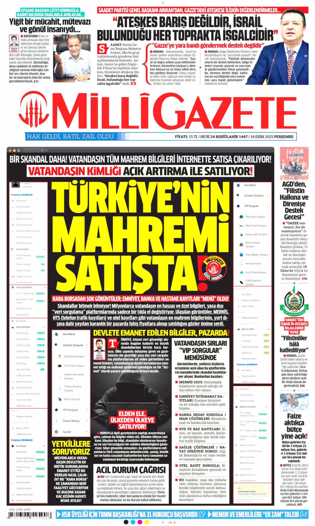 Türkiye dünyada vazgeçilmez oyuncu: 16 Ekim 2025 Perşembe güncel gazete manşetleri 15