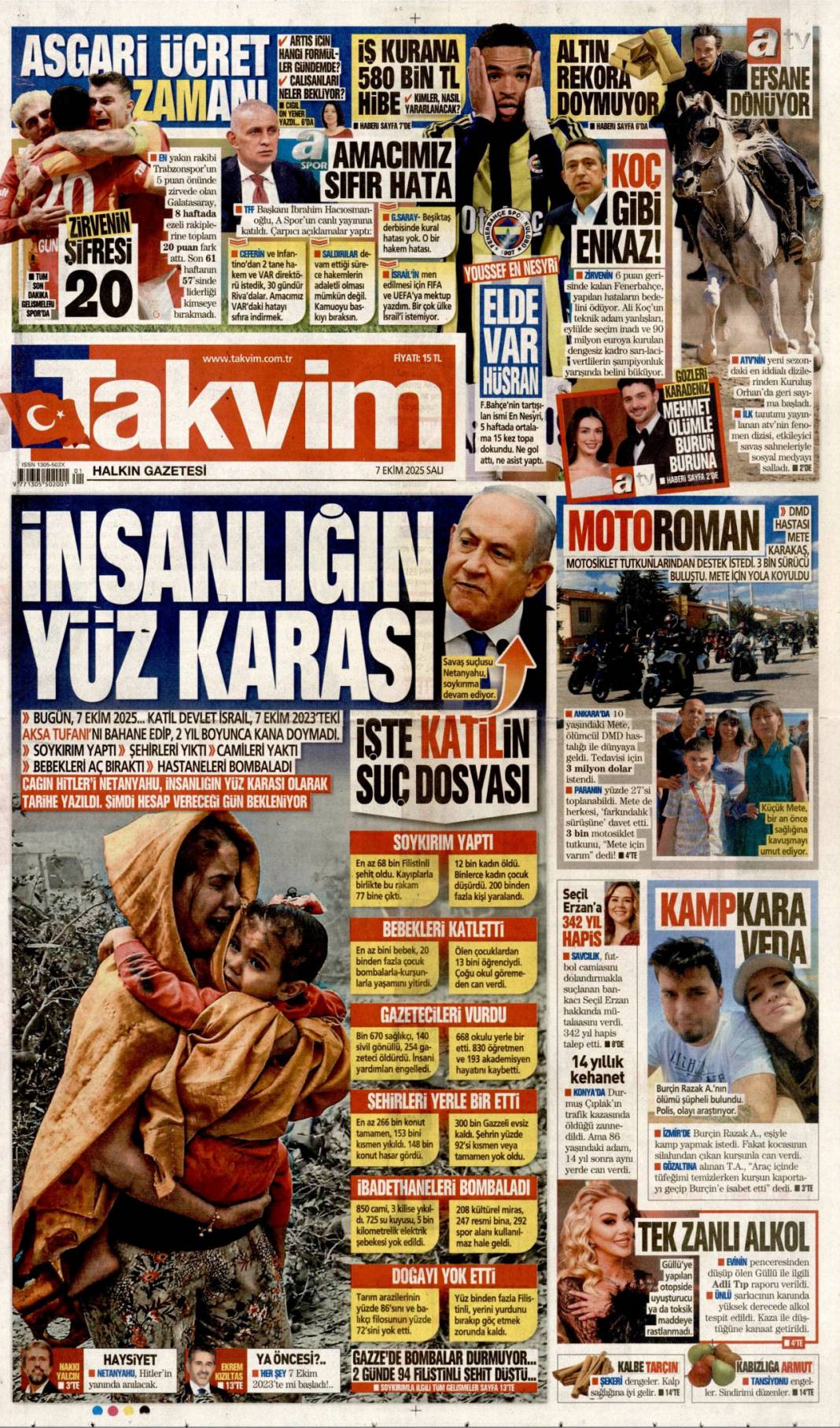 Ankara'dan Şam'a tam destek: YPG'yi beraber vuracağız! 7 Ekim 2025 Salı güncel gazete manşetleri 10