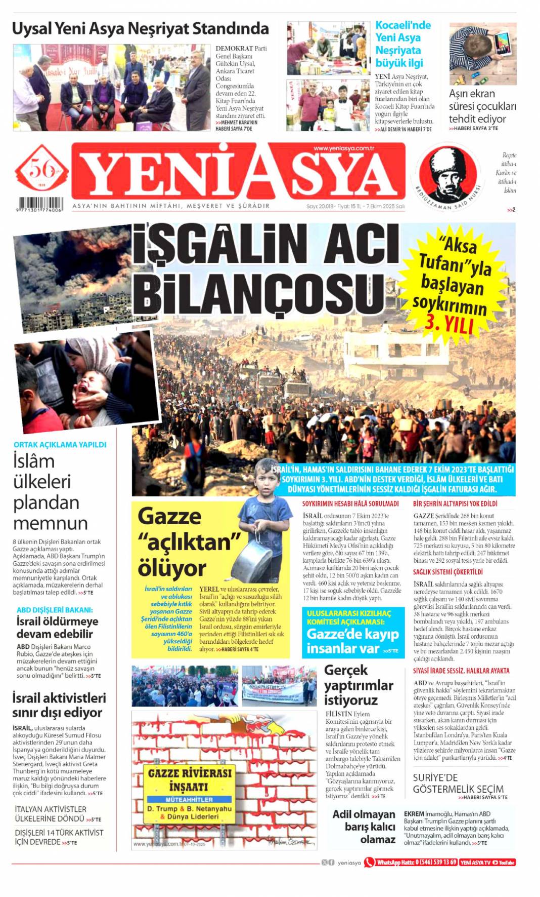 Ankara'dan Şam'a tam destek: YPG'yi beraber vuracağız! 7 Ekim 2025 Salı güncel gazete manşetleri 21