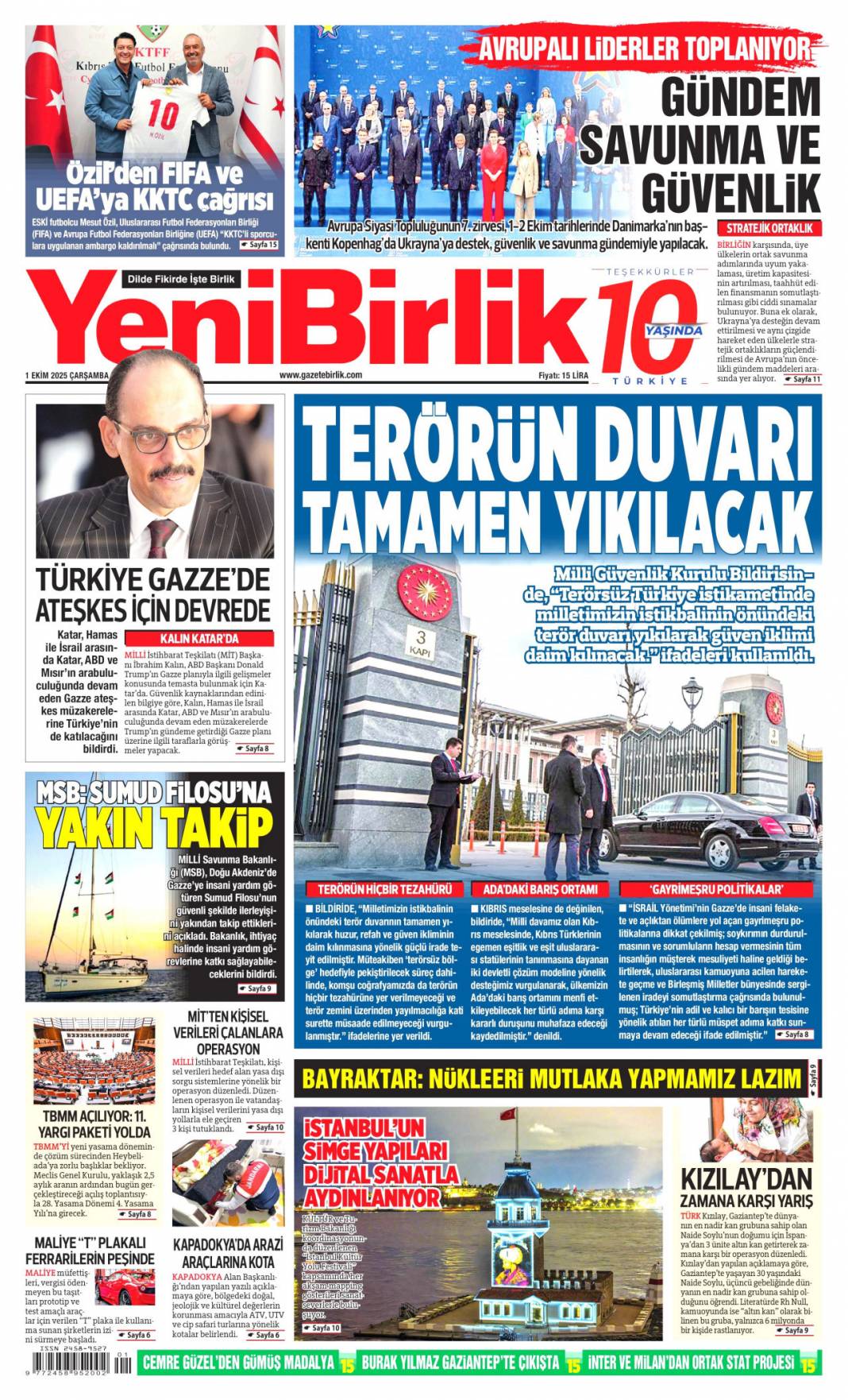 Gazze'de şimdi neler olacak? 1 Ekim 2025 Çarşamba, merak edilen güncel gazete manşetleri 23