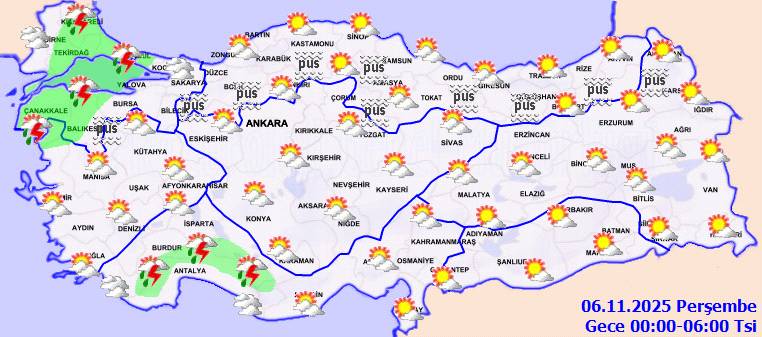 Pastırma sıcakları kısa sürdü, kış kapıda: O bölgelere gök gürültülü sağanak yağış geliyor! Bugün hava nasıl, çarşamba günü hava nasıl olacak? 10