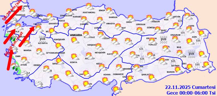 Meteoroloji uyardı: O bölgelerde, kuvvetli olması bekleniyor! Bugün hava nasıl, cuma günü hava nasıl olacak? 3