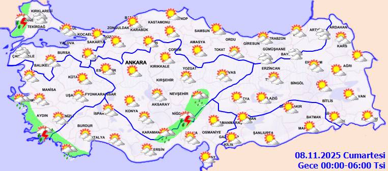 Meteoroloji uyardı: O bölgelerde kuvvetli olması bekleniyor! Bugün hava nasıl, cuma günü hava nasıl olacak? 9