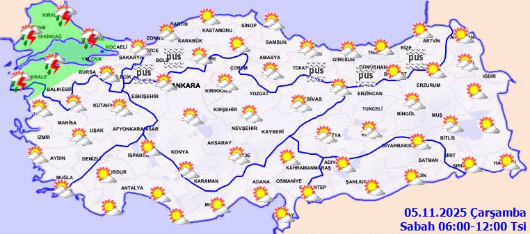 Pastırma sıcakları kısa sürdü, kış kapıda: O bölgelere gök gürültülü sağanak yağış geliyor! Bugün hava nasıl, çarşamba günü hava nasıl olacak? 8