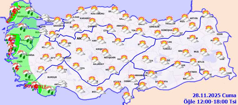 Meteoroloji uyardı: O illerimize dikkat! Kuvvetli olması bekleniyor| Bugün hava nasıl, cuma günü hava nasıl olacak? 8