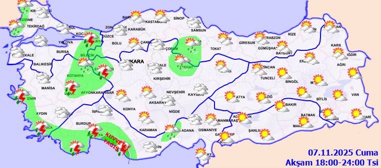 Meteoroloji uyardı: O bölgelerde kuvvetli olması bekleniyor! Bugün hava nasıl, cuma günü hava nasıl olacak? 4